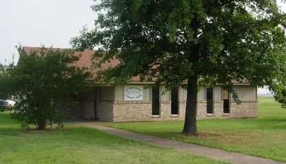 The Key Ranch Estates community center building on Lazy Cane Ranch Road